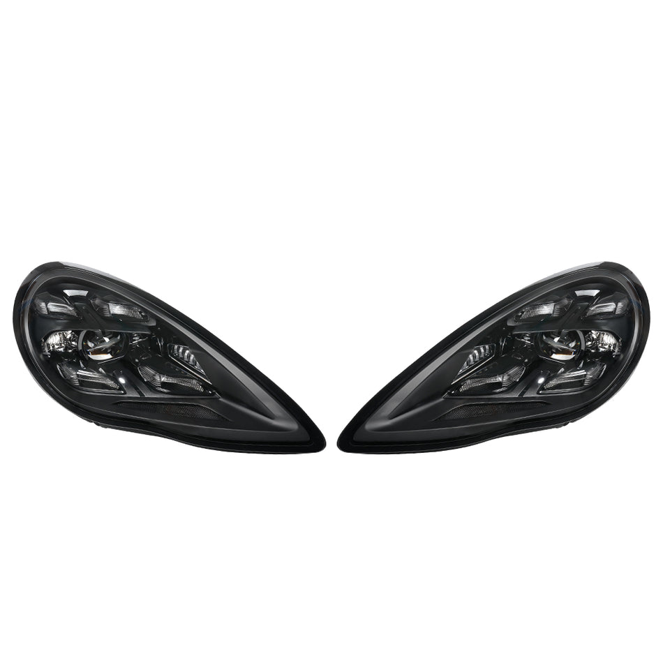 Fit Porsche panamera headlight 2010-2013 970.1 upgrade 971 style full led headlight taillights DRL
