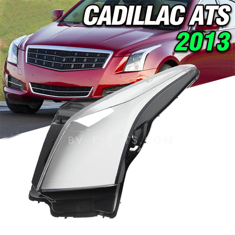 Cadillac ATS 2013 headlight cover glass  light  shell lamp lens housing