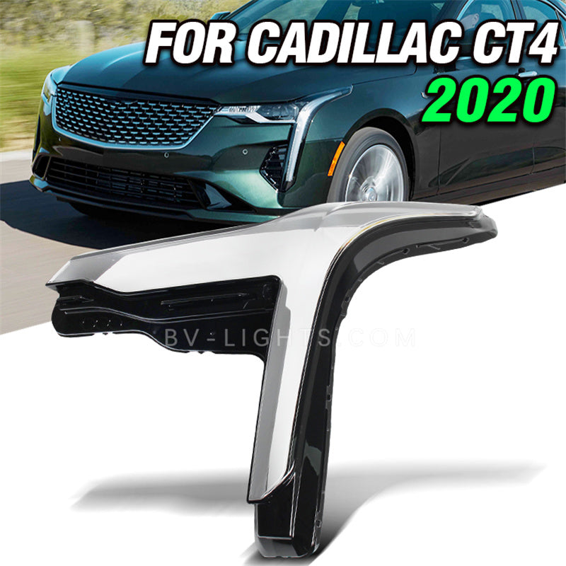 Cadillac CT4 2020 headlight cover lamp lens glass shell light housing