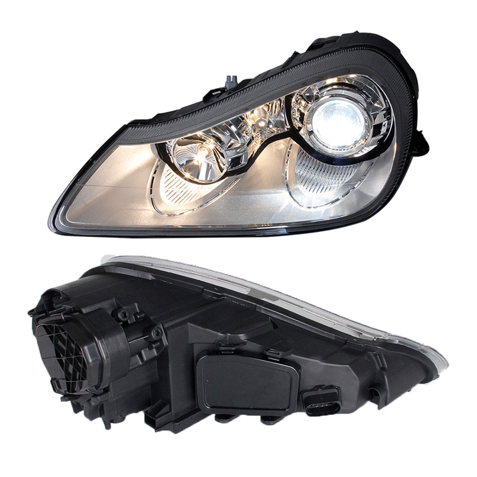 For Porsche cayenne 957 2008-2010 headlight xenon with AFS silver OE 95563117310/95563117410