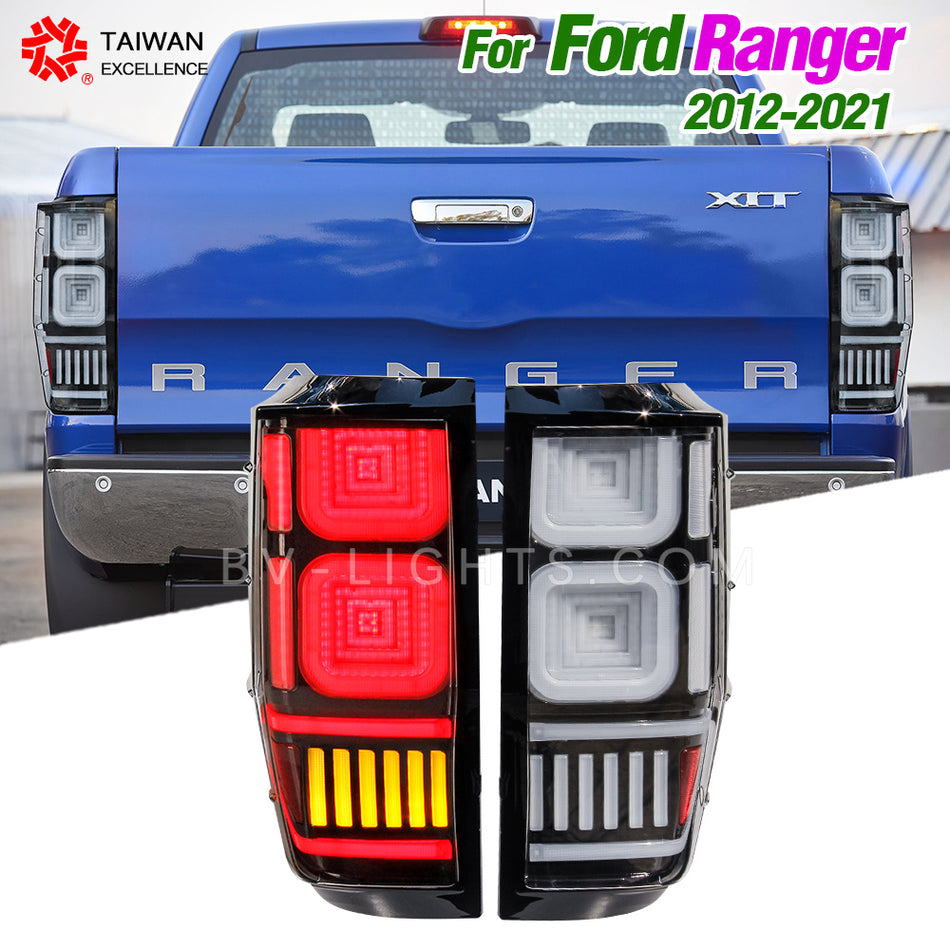 Ford Ranger PX2 PX3 tail light 2012-2021 modified upgrade led  tail lights   Dynamic rear light lamp