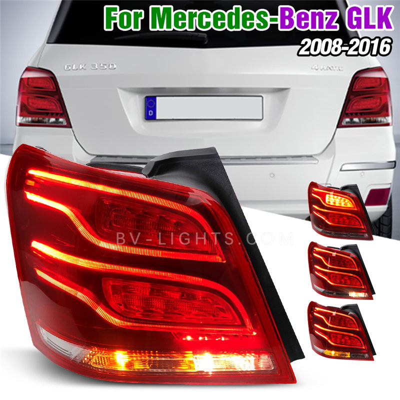 Mercedes Benz GLK 2008-2016 Modified Taillight Upgrade to the Latest Style led lamp  Europe type
