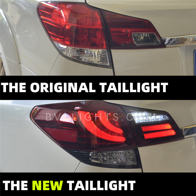 Subaru Legacy/Outback Hatchback 2010-2014 Taillight Upgrade to the Latest Style Turn signal light LED light