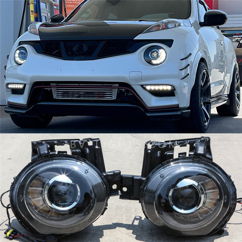 For Nissan Juke 2010-2014 / Infiniti ESQ Upgrade headlight with Daytime Running light