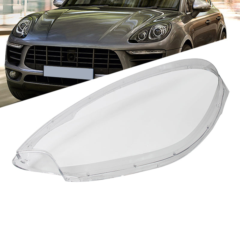 For Porsche Macan 2014-2017 958.1  Headlamp Lens Cover Headlight glass Shell Lamp Shade Transparent Lens Cover