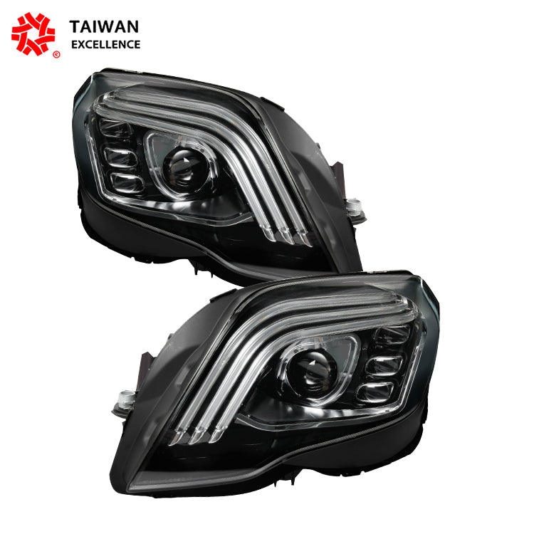 Modified LED Headlight for Mercedes Benz GLK 2013-2016 upgrade full led light Daytime running light turn signal light