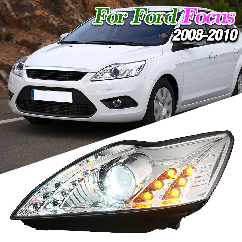 Modified Headlight for Ford Focus 2008-2010 Upgrade to the Latest Style LED Head lamps