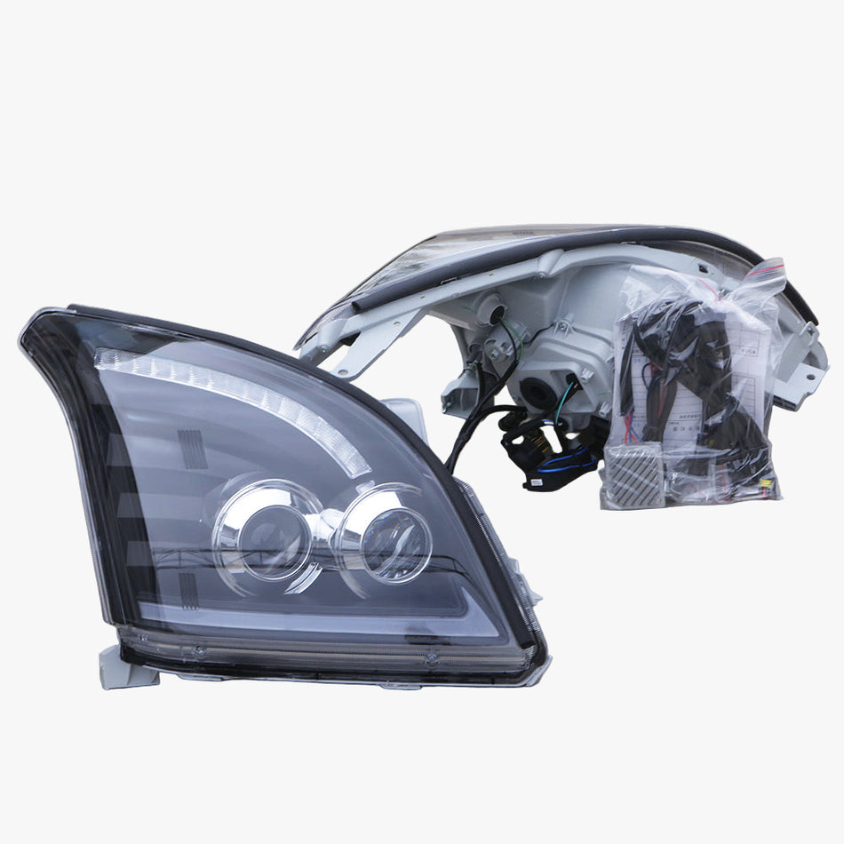 For Toyota Land Cruiser / Prado FJ120  Prado VX 2003-2009 Modified upgrade led headlight LED lens light