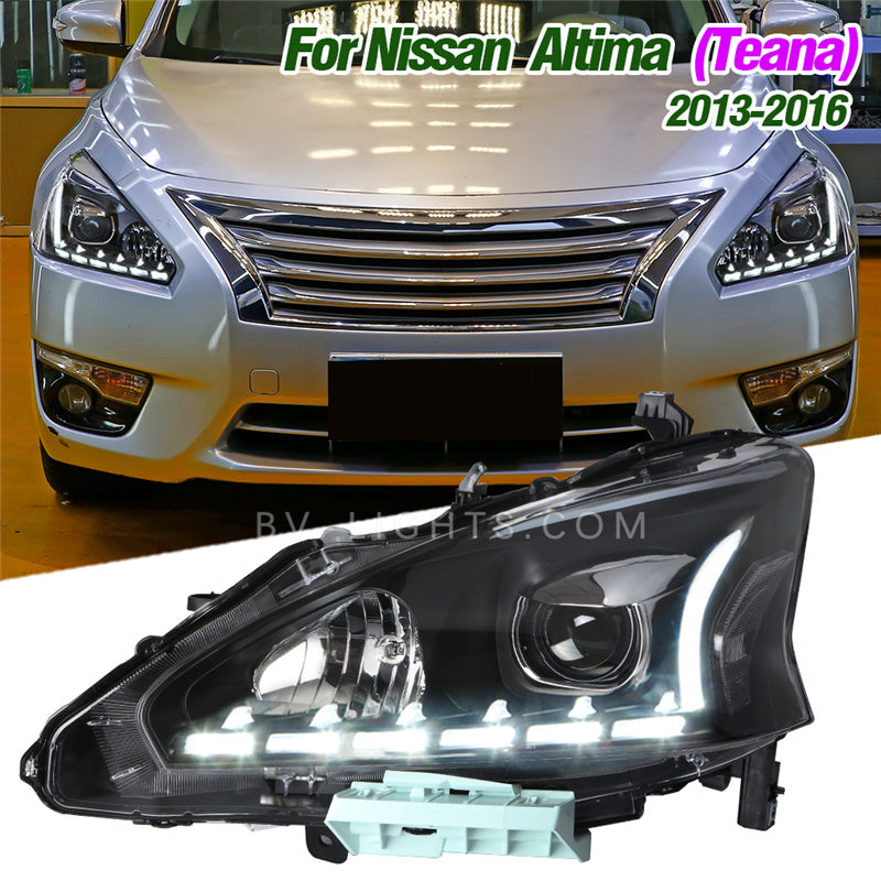 Nissan Altima TEANA 2013-2016 Modified headlight Upgrade to the Latest Style with Daytime Running lihgt