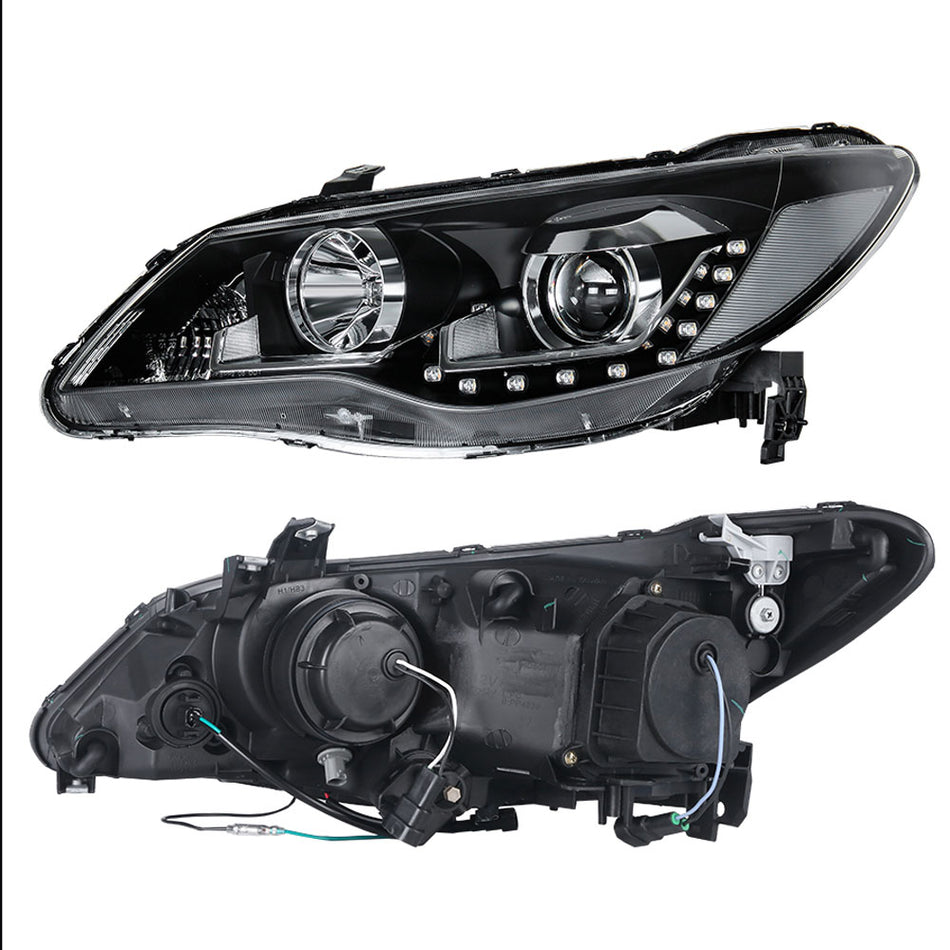 Honda Civic 2012-2015 Head Lamp 2006-2011 Ciimmo FD2 FD1 Modified headlights  LED DRL Turn Signal light