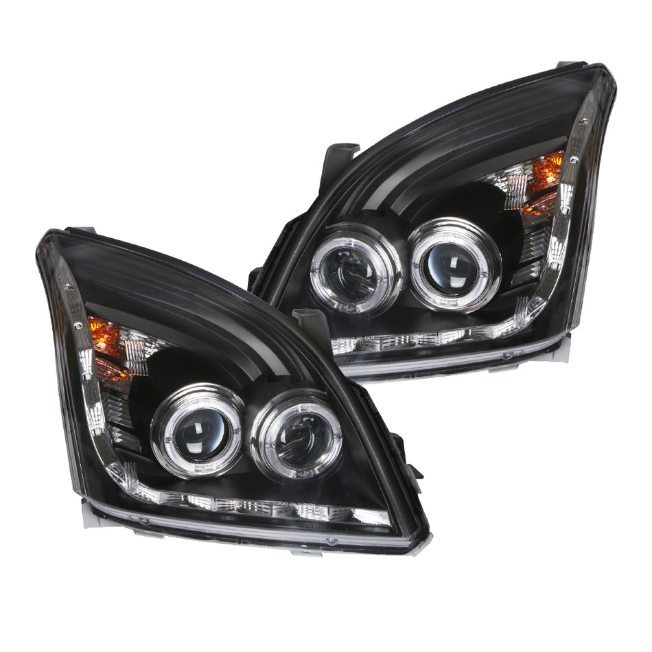 For Toyota Land Cruiser / Prado FJ120 2003-2009 upgrade Modified led Headlight with DRL light