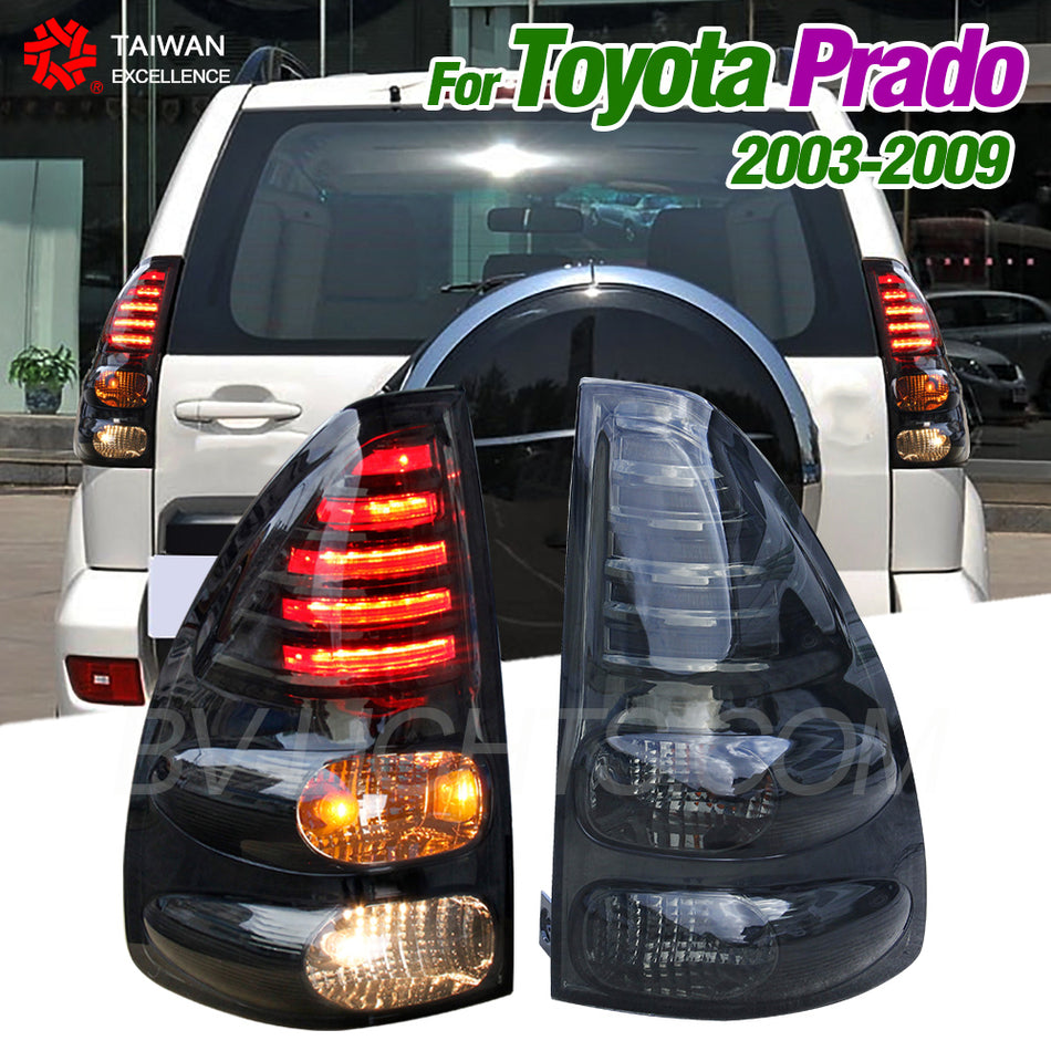 Toyota Prado 2003-2009 Modified taillight for Upgrade to the Latest Style taillight led lamp