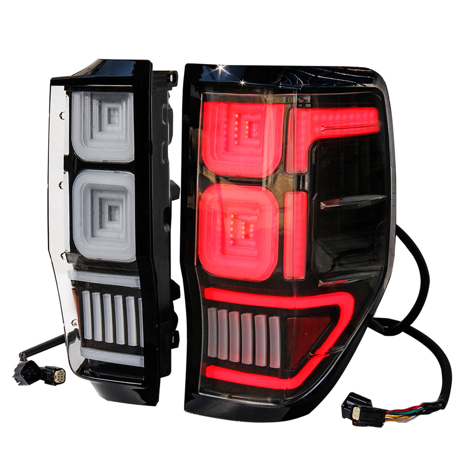 Ford Ranger PX2 PX3 tail light 2012-2021 modified upgrade led  tail lights   Dynamic rear light lamp