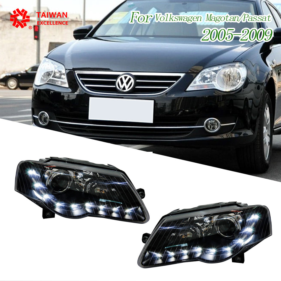 Volkswagen Magotan/Passat 2005-2009 ModifIed headlights uprade style plug and play Daytime running light