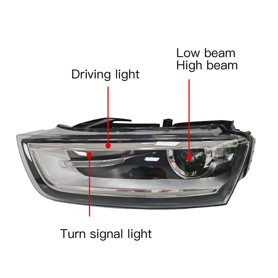Audi  Q3 2012-2015 halogen upgrade led headlight  daytime light