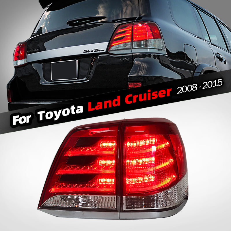 2008-2015 Toyota Land Cruiser/Prado taillight LC200 Upgrade Plug And Play LED rear lights