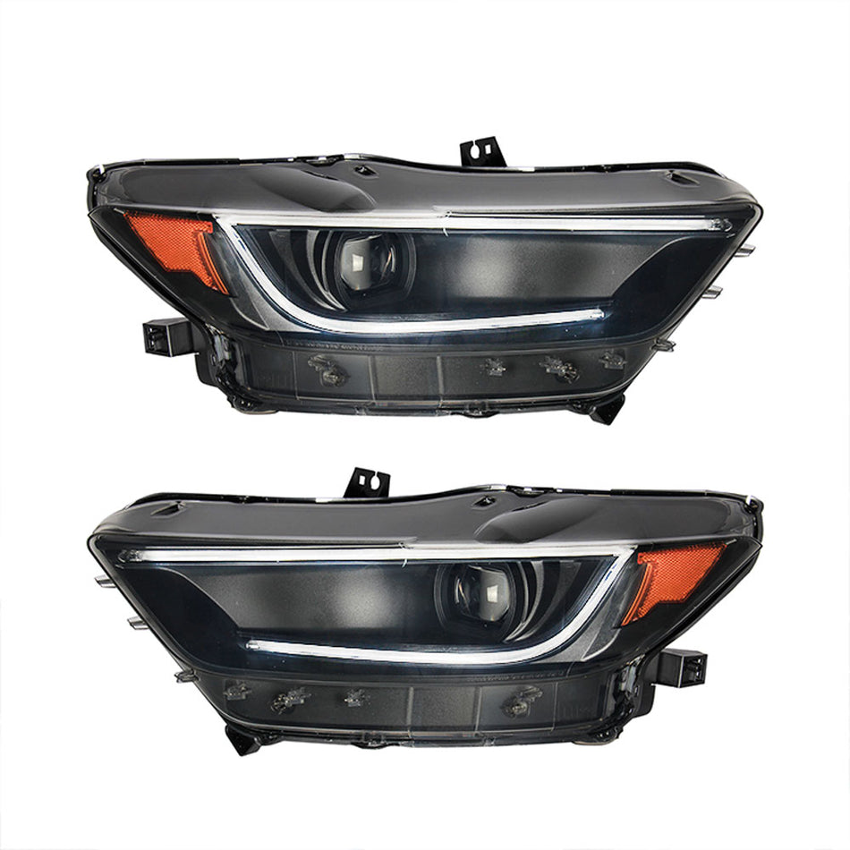 Ford Mustang headlights 2015-2019 Modified Headlight Upgrade to the Latest Style LED lamp Daytime running light