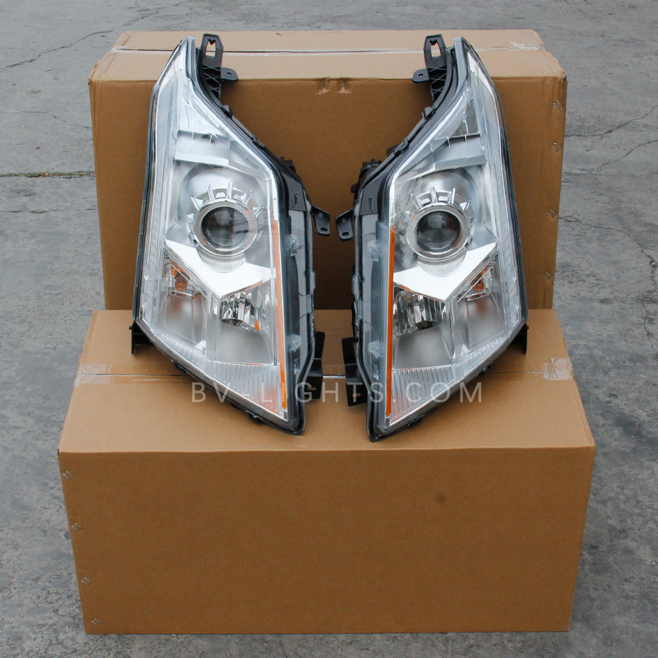 For Cadillac SRX 2010-2016 modified upgrade led headlight with daytime running light