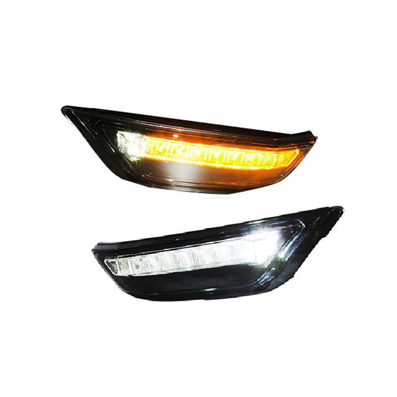 Ford mustang 2015-2018 front bumper fog light Modified daytime running light  upgrade LED fog light