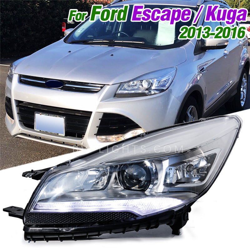 Ford Kuga/Escape 2013-2016 Modified headlight  Upgrade new high style led headlight plug and play