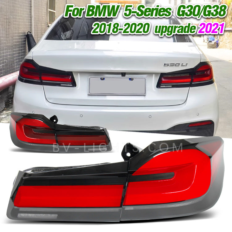 BMW 5 Series/G30/G38 2017-2020  Car Lights Tail Light Upgrade to the Latest Style LED Rear Lamp Turn Signal light