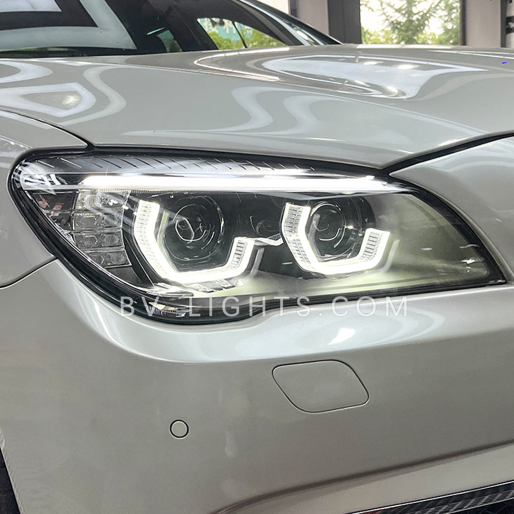 BMW 7Series/F02/730i/740i/750i/760i Headlights 2009-2014 Upgrade to th ...