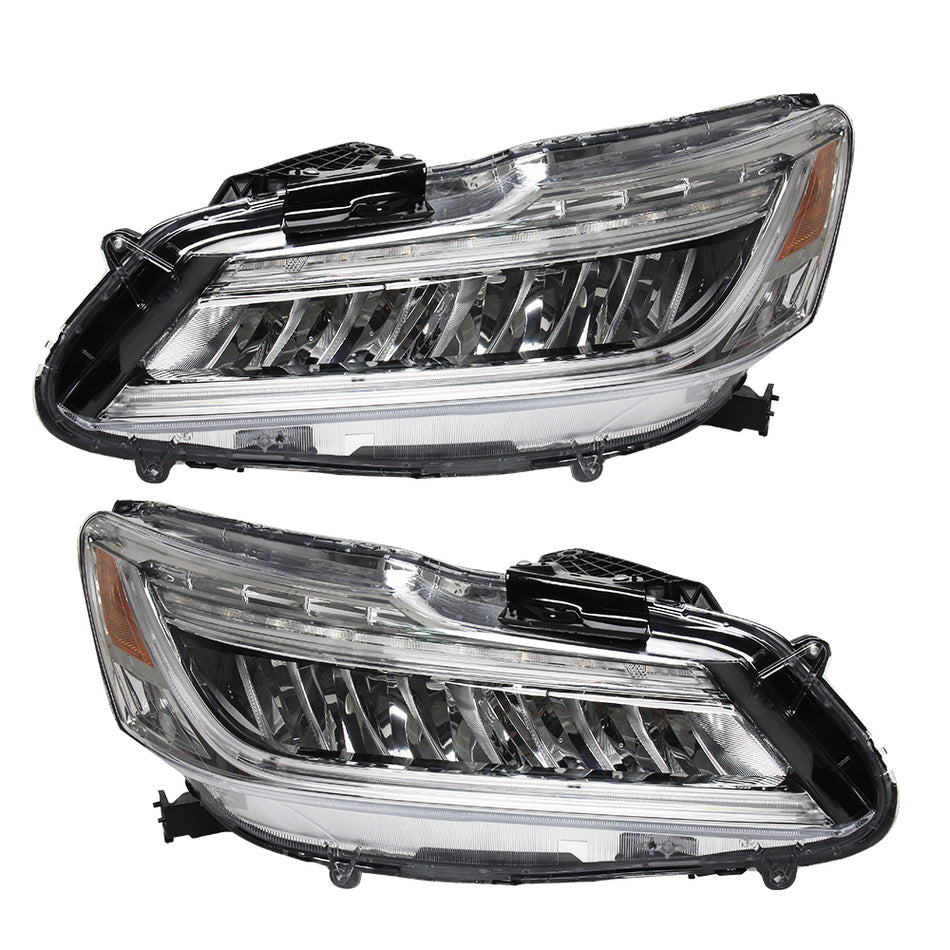 Honda Accord 9.5 Gen 2013-2017 Modified headlight Upgrade to the Latest Style full led light Daytime running light