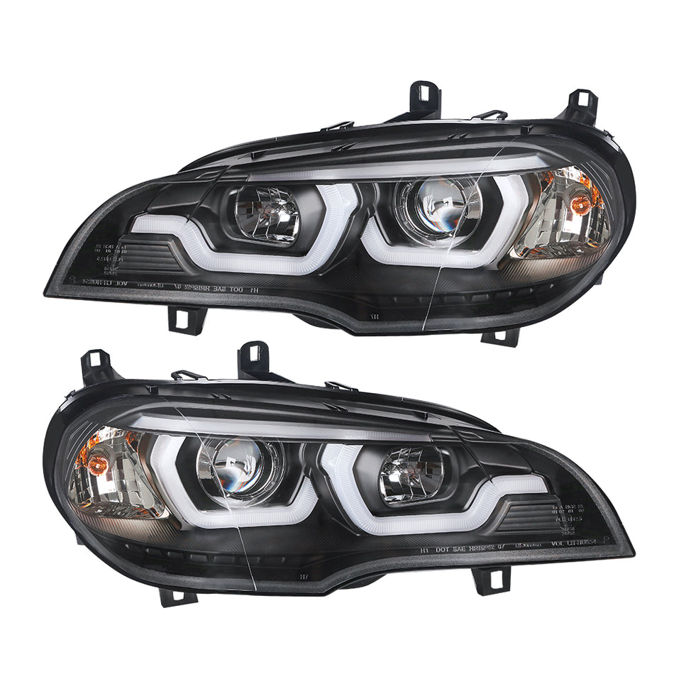 BMW X5/E70 2007-2011 Modified headlight  LED headlights Daytime running light