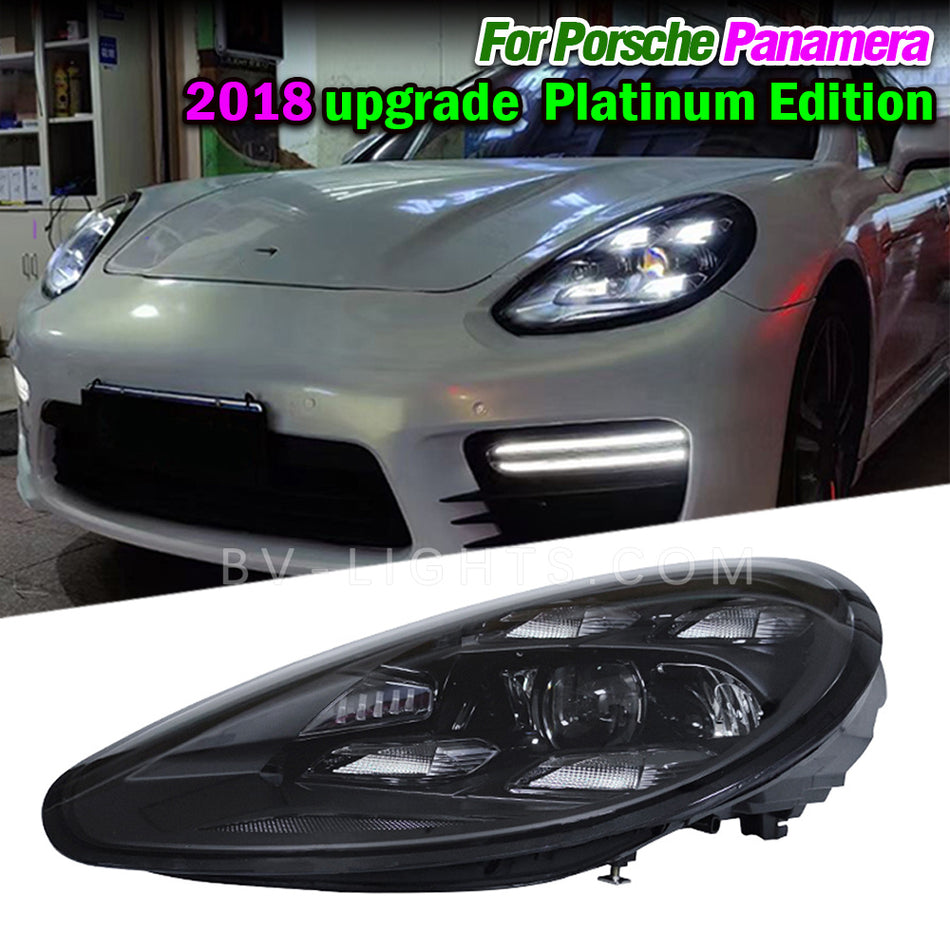 Porsche Panamera 2018 upgrade Modified headlight upgrade platinum edition design high version