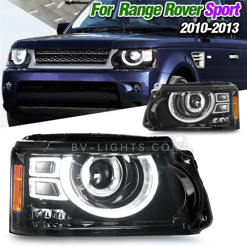 Land Rover Range Sport 2010-2013 Modified headlight Upgrade to the Latest Style daytime running light