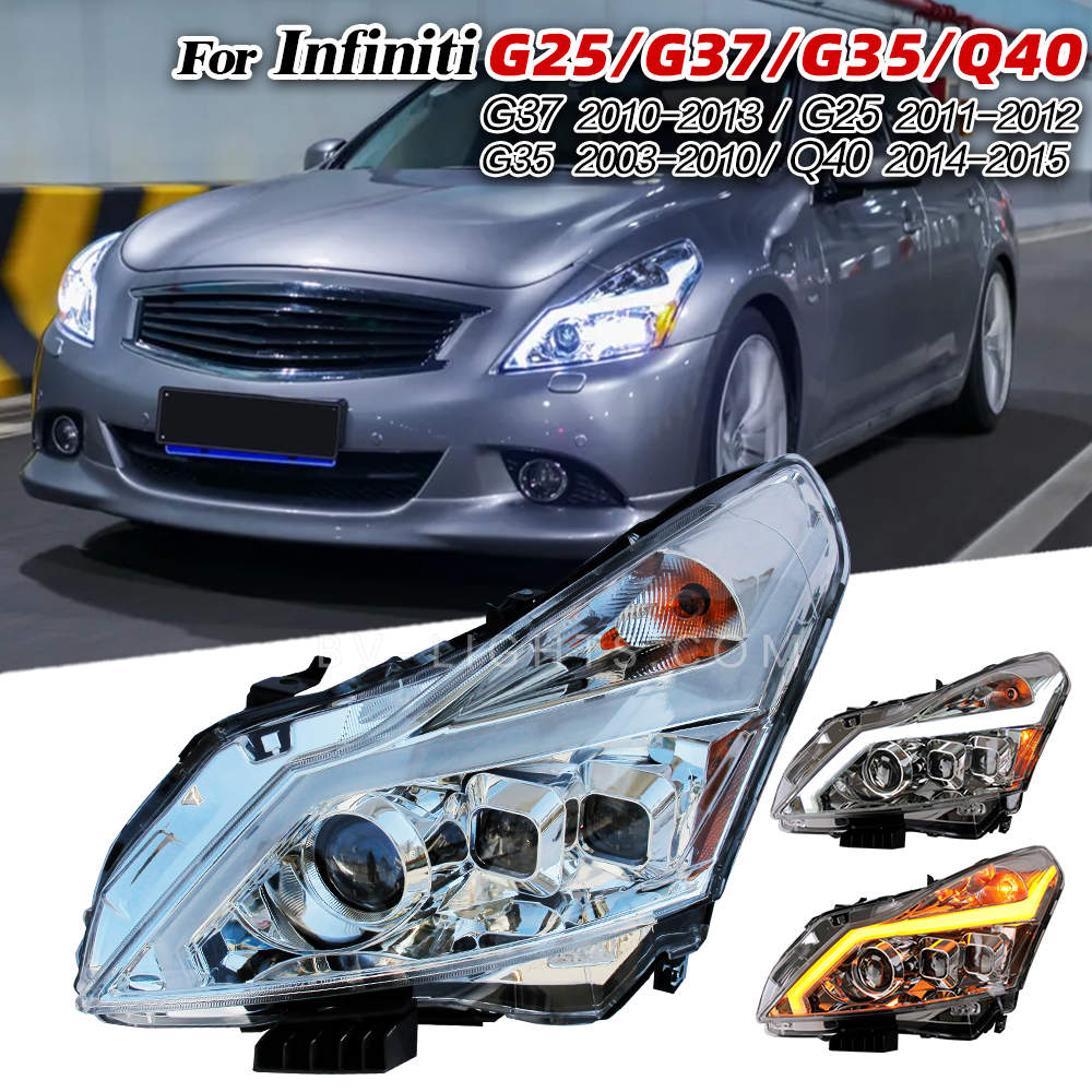 Q40 Led Insert Infiniti G25/G37/G37S/G35/Q40 sedan NISSAN SKYLINE 2009-2015 Modified ...