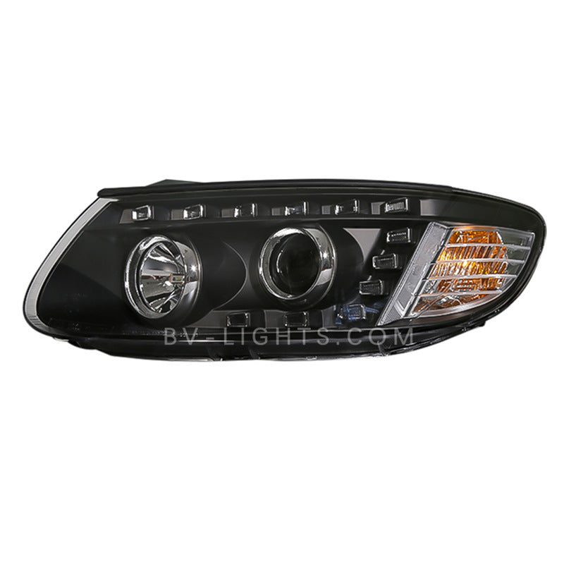 Hyundai Santa Fe headlight  2006-2013 upgrade  headlight with Daytime running light