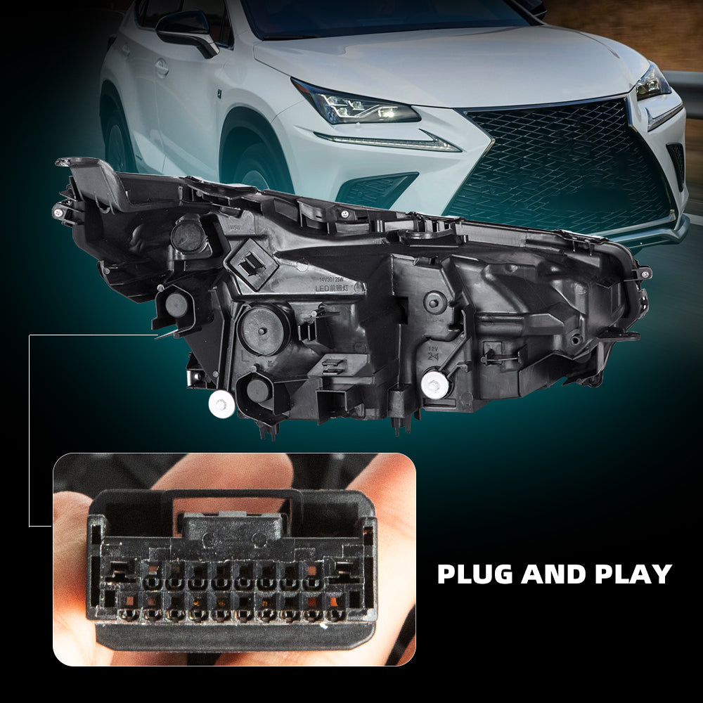 Fit Lexus NX 2015-2020 upgrade LED Headlight daytime light 2pcs