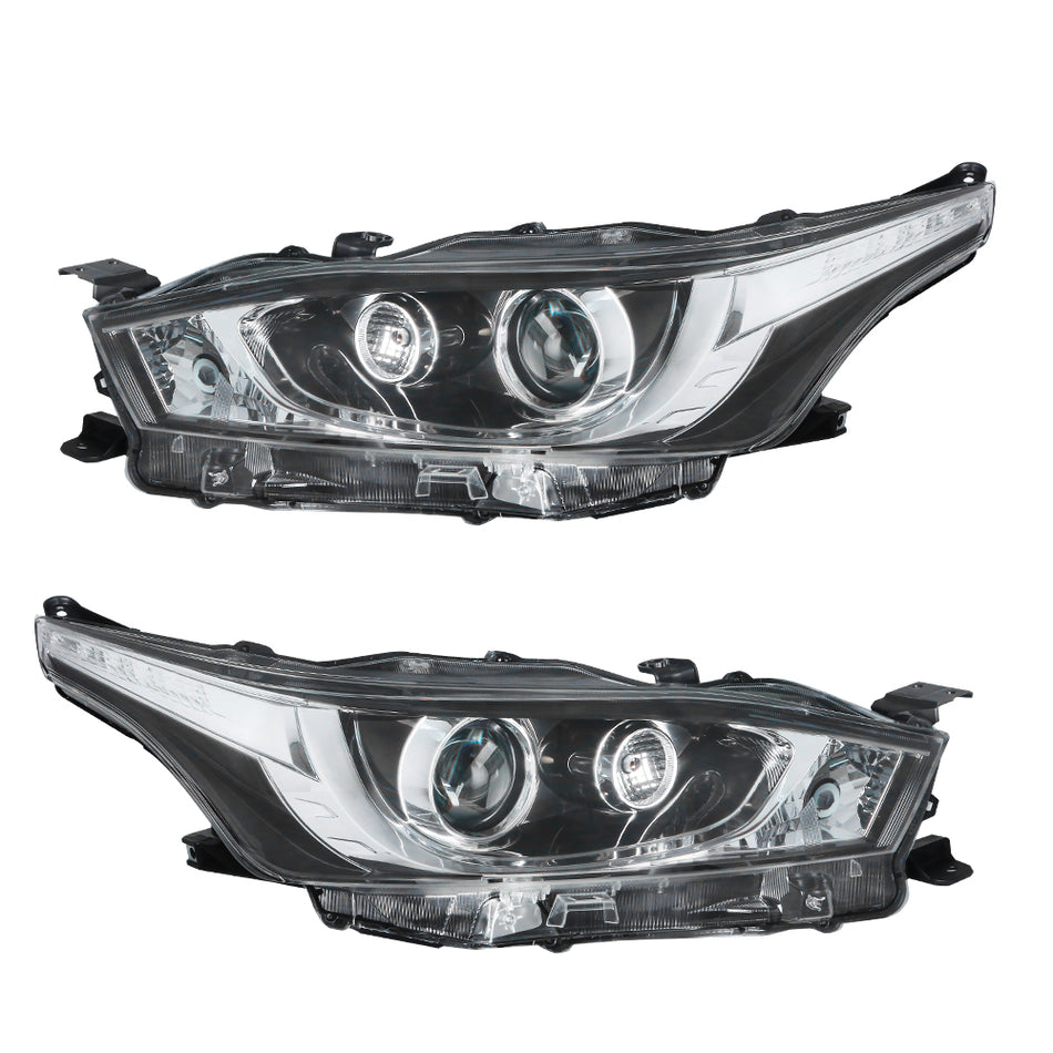 Toyota Vios /Belta/Yairs  2013-2016 halogen headlight Modified  Upgrade  led headlamp daytime  light