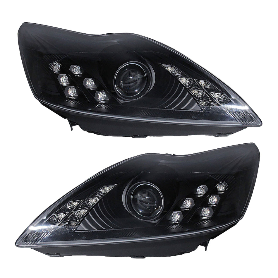 Ford focus 2009- 2012 headlight upgrade led headlight turn signal light