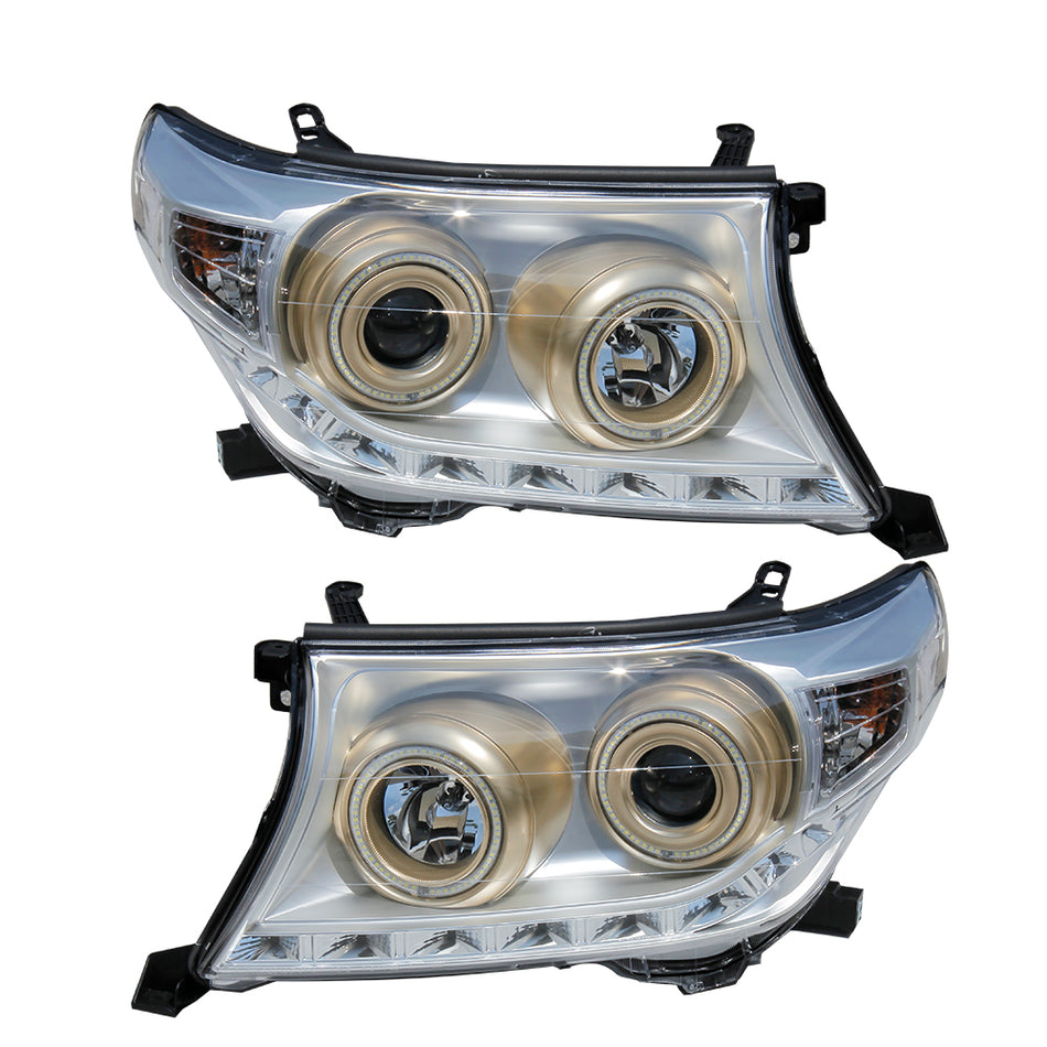 Toyota Prado Land Cruiser FJ200 2007-2015 Modified upgrade style LED headlight  with DRL light