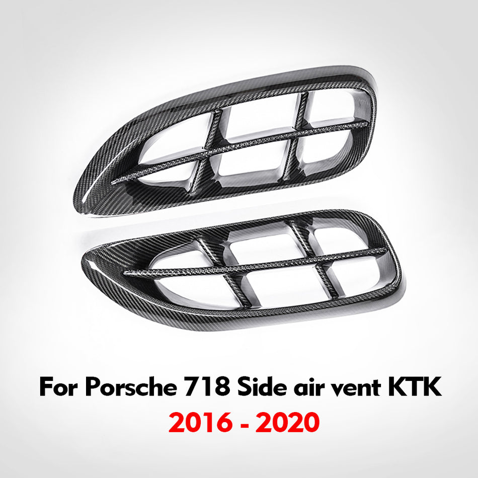 Porsche 718 TKT 2016-2020 model modified upgrade carbon fiber side air vent