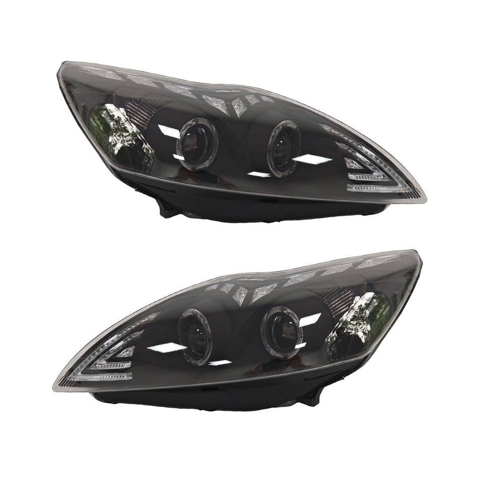 Ford focus 2009-2011 halogen upgrade led headlight with daytime light