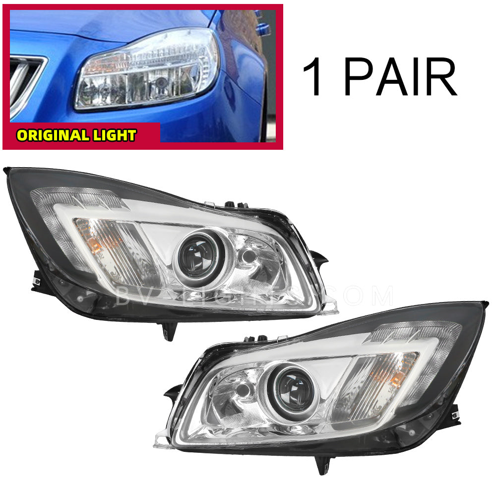 Modified headlight assembly for Buick Regal 2009-2013 Upgrade to