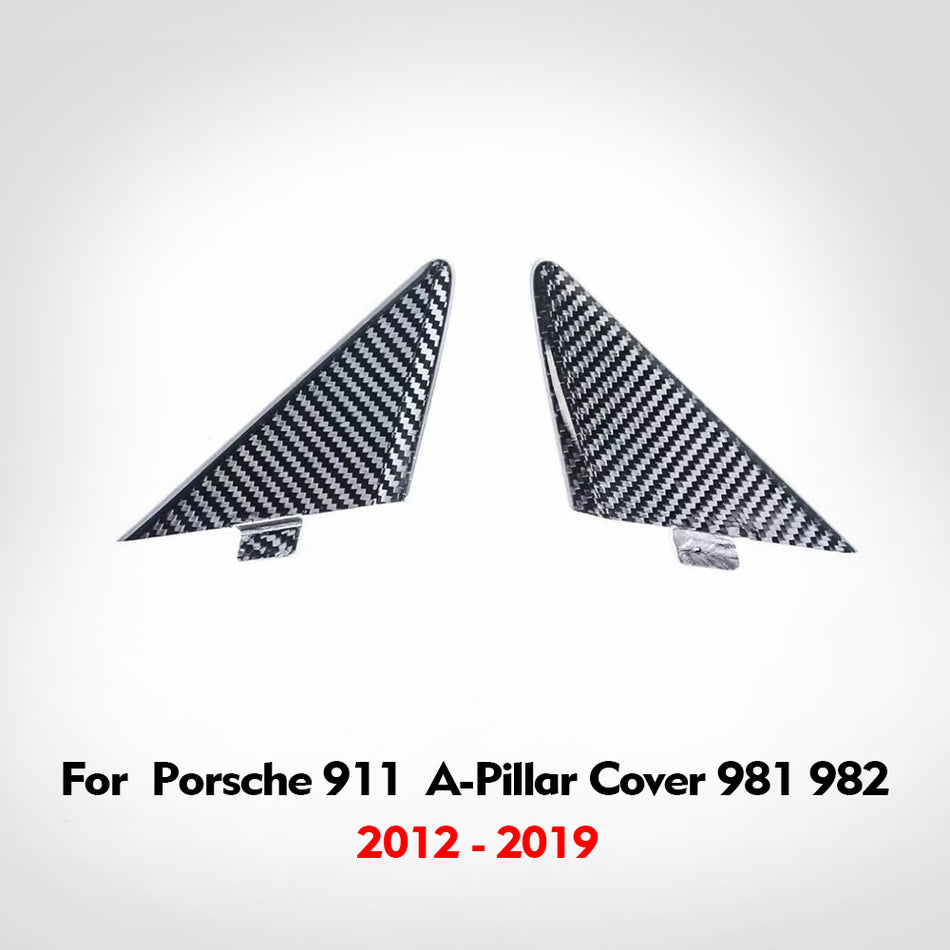 For Porsche 911 981 982 2012-2019 Upgraded carbon fiber A-pillar cover replacement parts