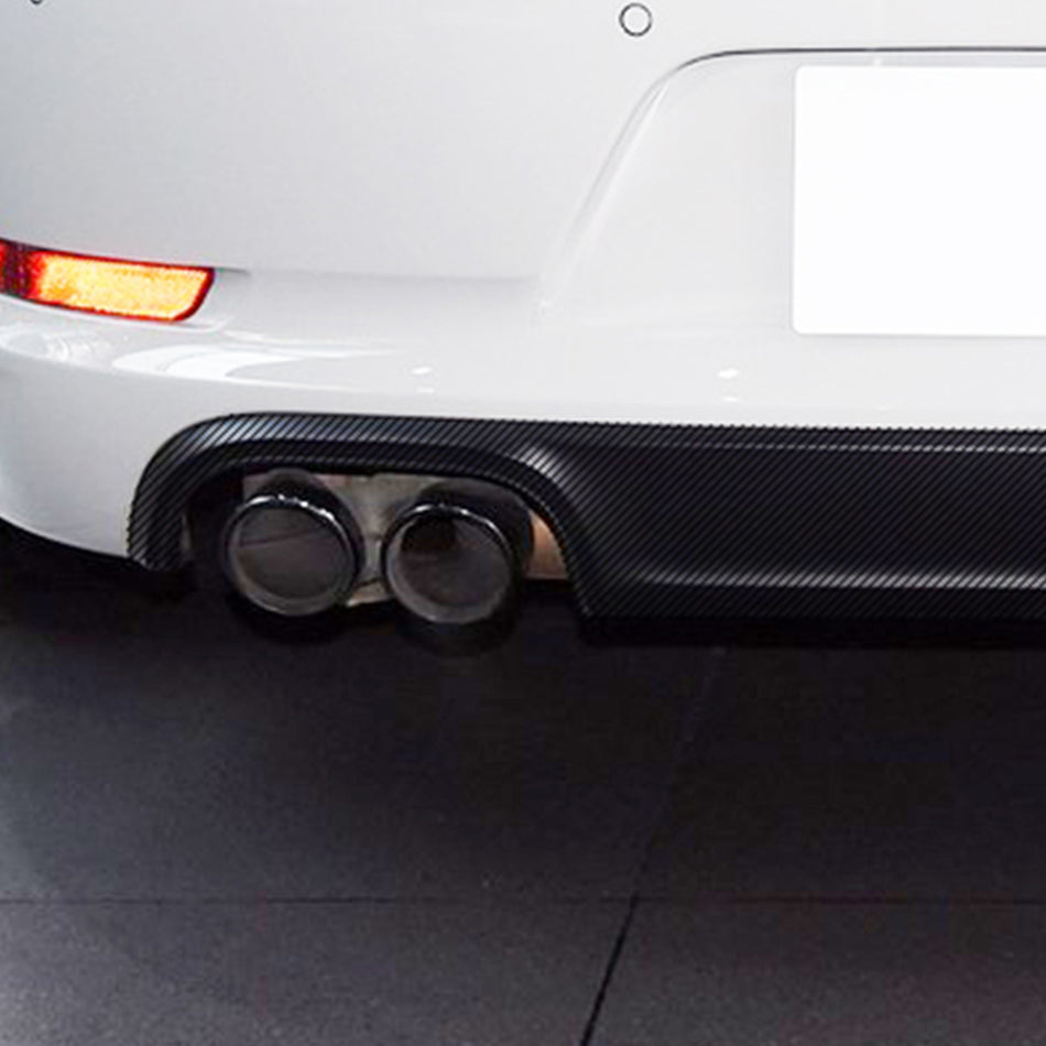 Porsche 911 2017-2019 OE model upgrade Real carbon fiber rear bumper and rear lip replacement parts