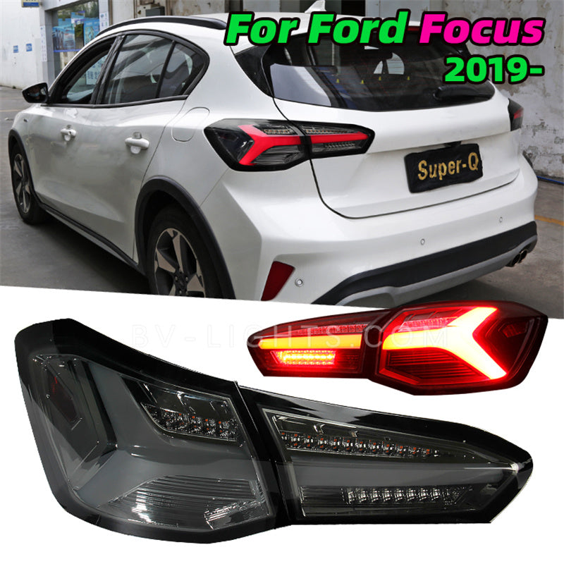 Ford Focus 2019- Modified taillight tail lamp rear light LED tail light Upgrade to the Latest Style  turn sinal light