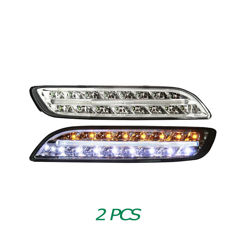 Modified DRL for Porsche 911/997 2005-2009 upgrade Daytime Running lights front bumper light