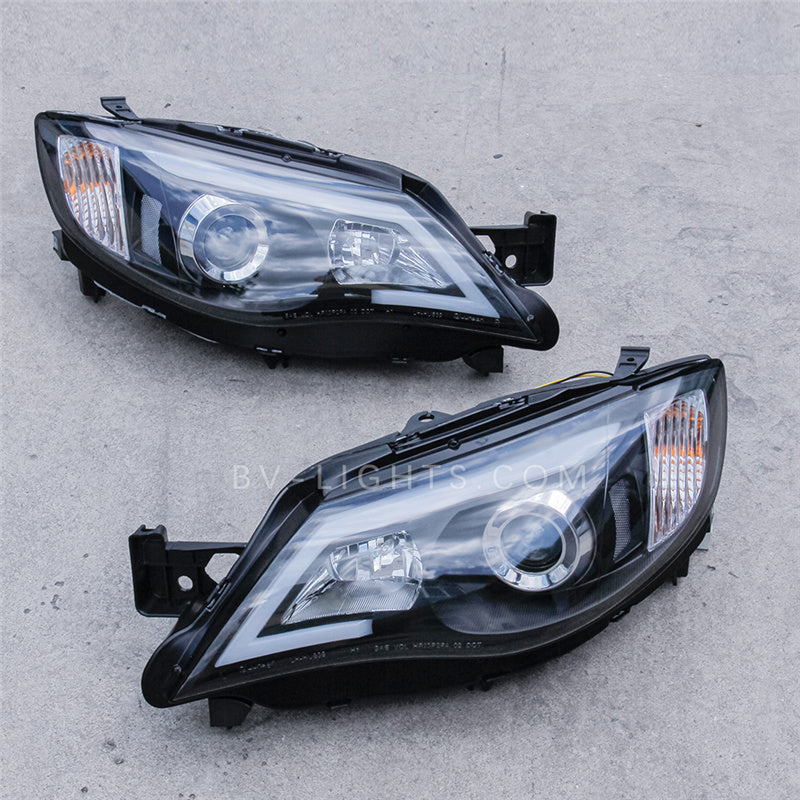 Subaru Impreza WRX/GDF/GDG 2008-2014 Modified headlight Upgrade to the Latest Style led headlight  Daytime running light