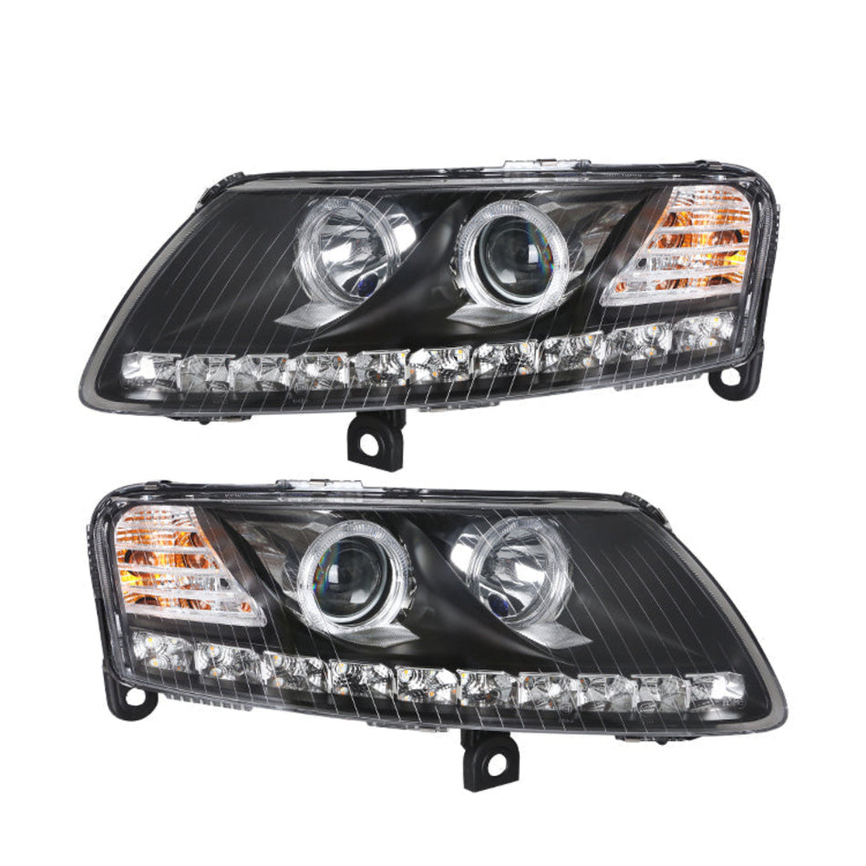 Audi A6/A6L/S6 2005-2011 headlight  Modified upgrade LED light daytime running light turn signal  light