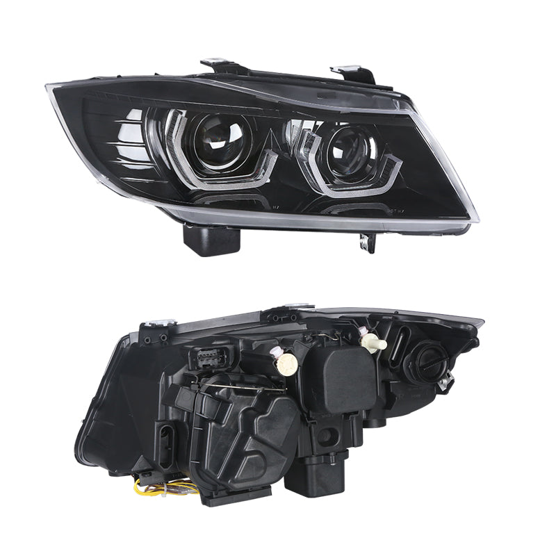 BMW 3 Series E90 2005 2006 2008 2009-2012 Upgrade Modified LED headlight  Daytime running light turn Signal Lamp