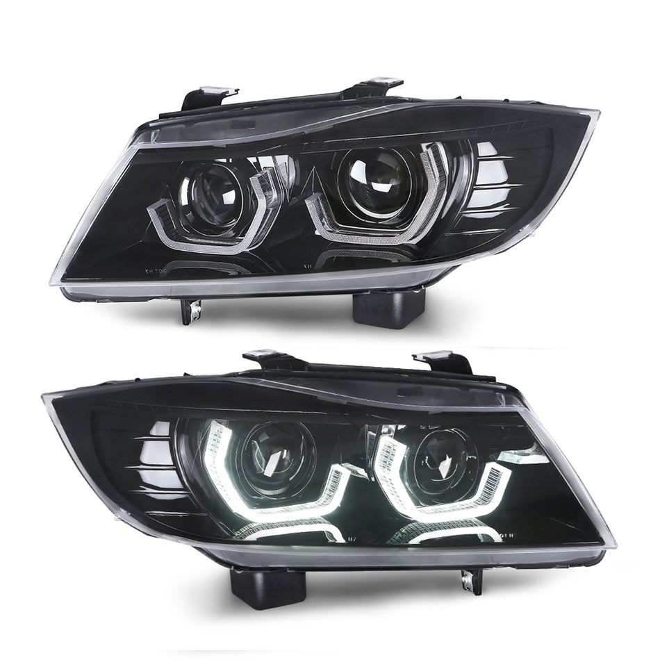 BMW 3 Series E90 headlight 2005 -2012 Upgrade LED headlight  Daytime running light turn signal light