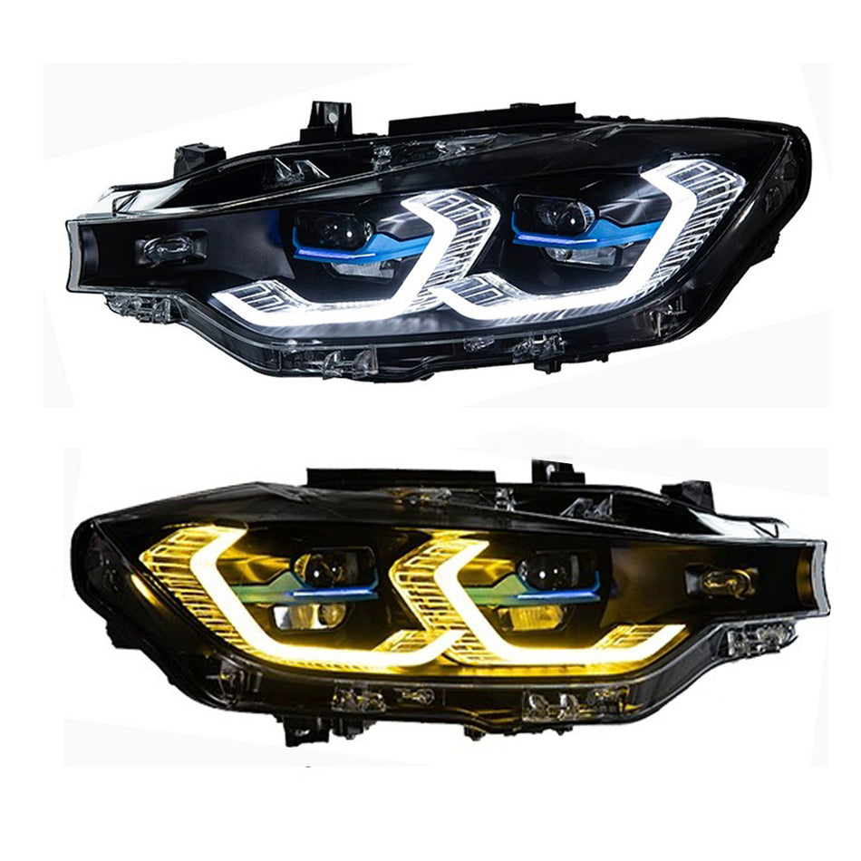 BMW 3series F30 F31 F35 headlight 2013-2019 modified upgrade led headlight daytime light rurn signal light headlamp