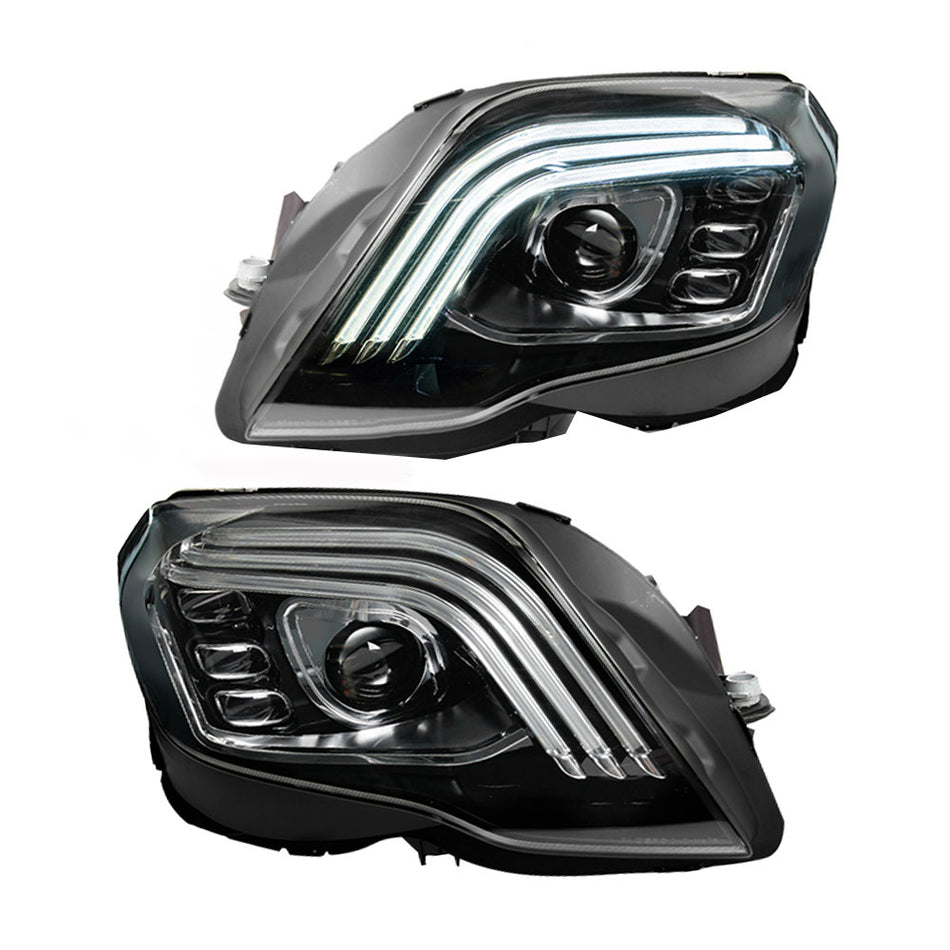 Mercedes Benz GLK x204 2013-2016 modified upgrade led headlight Daytime running light turn signal light