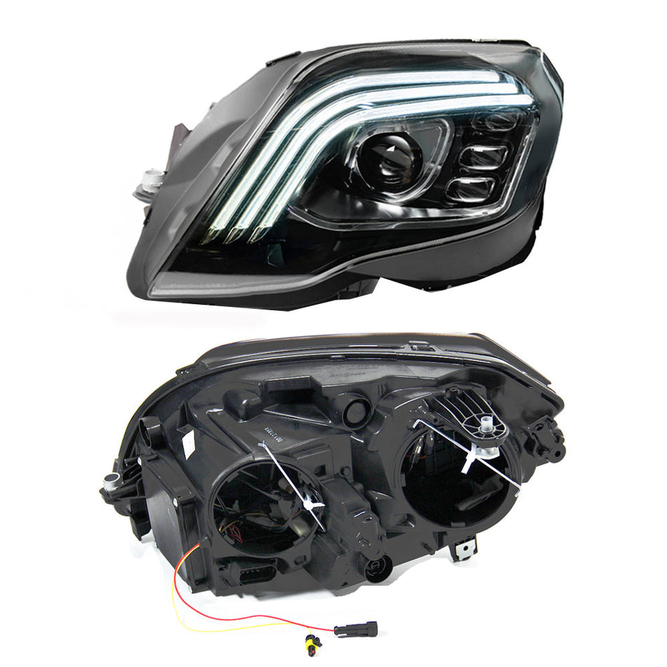 Mercedes Benz GLK x204 2013-2016 modified upgrade led headlight Daytime running light turn signal light